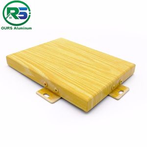 China Building Decorative Wooden Gain Aluminum Wall Panels AA1100 AA5005 AA3003 on sale