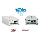 4 Wires Onvif Sip Intercom 960H Analog To Ip Video Converter
