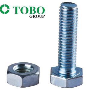 China Din 931 Din 933 M8 M4 Hexagon Head Bolt Grade 4.8 / 8.8 / 10.9 / 12.9 Half Thread Hex Bolt And Nut Screw on sale