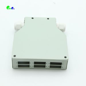 Din Rail FTTX Fiber Terminal Box 6 Port SC Duplex Optical Junction Box
