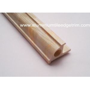 China Round Edge External Corner Tile Trim Plastic Bath Profile 12mm X 2.5m Size on sale