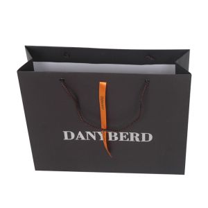 Order Custom Printed Paper Merchandise Bag Business Packaging Online With Eyelet