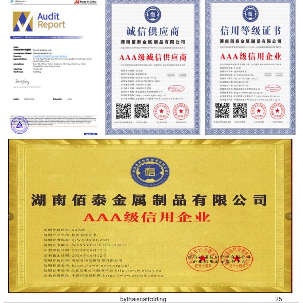Quick Assembly Ringlock Scaffolding Vertical Standard Allround Rosette System