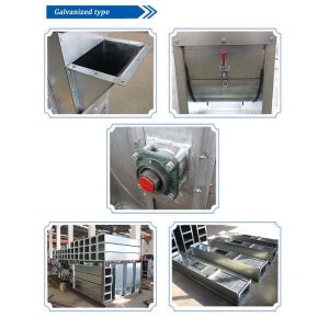 40m3/H Galvernized Grain Bucket Elevator TDTG Silo Bucket Elevator