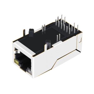 Cheap ARJ-199 POE+ RJ45 Connector with 100 Base - T Magnetics LPJK6001BONL for sale