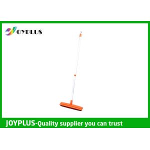 JOYPLUS Home Rubber Sweeper Broom , Rubber Push Broom With Handle 120cm