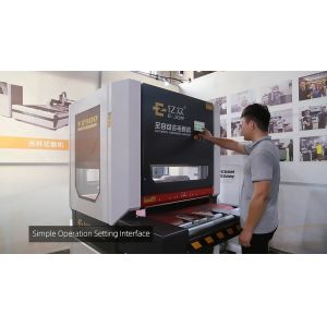Alternating Speed 0-35r/Min Automatic Deburring Machine For Laser Cutting Parts