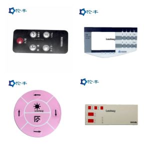 3M468 Control Graphic Panel Overlay Printing PET PC Red Transparent