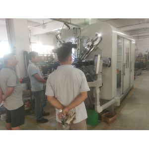 12 Axes Camless CNC Spring Coiling Wire Bender Line Rotation Machine For 2 - 6mm