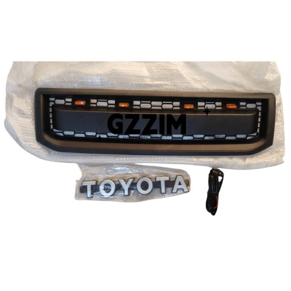 Modified Car Front Bumper Grille Auto Grille Car Middle Grilles For For Toyota Prado FJ120 2003-2009