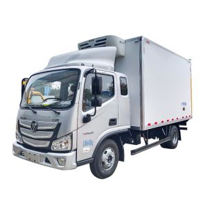 Cheap Versatile FOTON 4X2 Refrigerated Truck for Vegetable and Fruit Transport Maximum Torque Nm ≤500Nm Engine Capacity 4L for sale