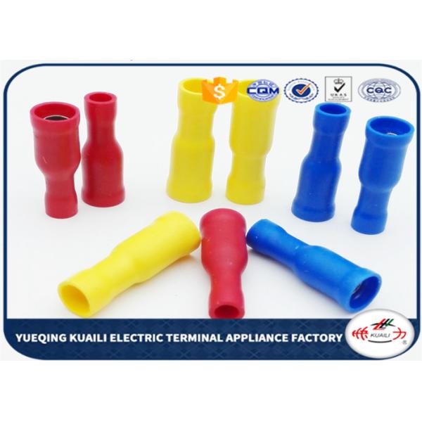 FRD1.25 - 156 PVC insulating Wire Connectors Terminals Plug / Bullet Type Tinned