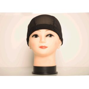 Stretchable 17.1cm Depth Breathable Wig Cap With Adjustable Straps
