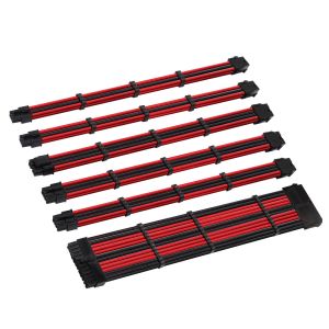 ATX 24P 4+4 GPU 6+2 PCI-E 6 PCI-E PSU Extension Cable 18AWG Softest PET Braided