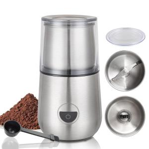 Cheap 2 in 1 Detachable Custom Coffee Grinder SUS 304 Whisk Milk Foam Grind Milk Frother for sale