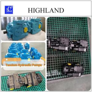 Black Variable Displacement High Pressure Piston Pump Industrial Applications