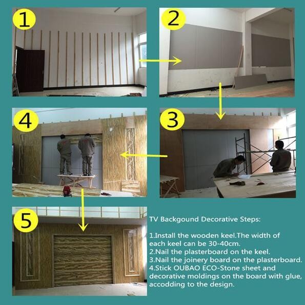 1200x2400mm Wall Decorative Panel Pvc Marble Surface Design Sheet