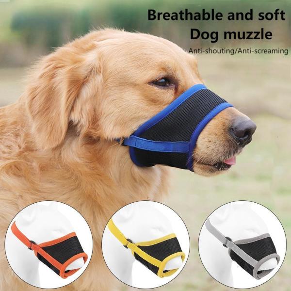 Pet Mask Anti-barking and Anti-biting Dog Muzzle Breathable Mesh Pet Muzzle Anti
