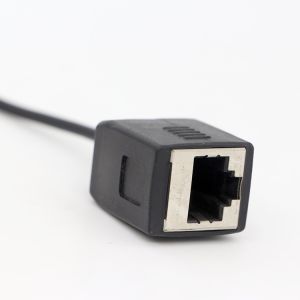 Custom Assembly Female RJ45 Socket To Open Tinned Soldering 4 Wires Bare End