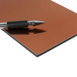 Anticorrosive Mirror Aluminum Composite Panel Nontoxic 1220x2440mm