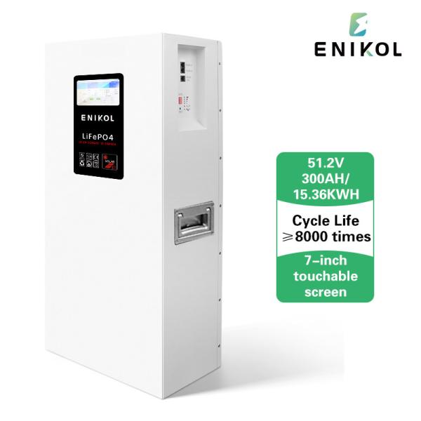 Quality Home Solar 300AH LiFePo4 Battery Power Wall Mounted with RS485 RS232 Communication BMS Built In BMS wholesale
