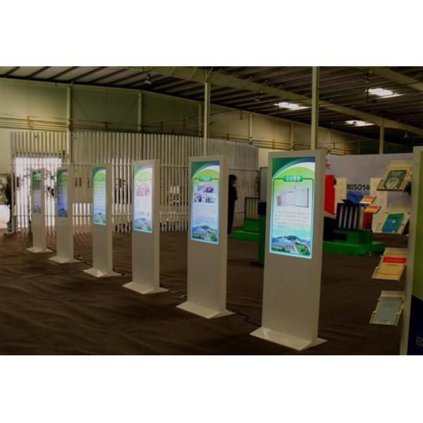 26" Floor Standing Digital Signage , 1500 / 1 Contrast Ratio 3G LCD Display
