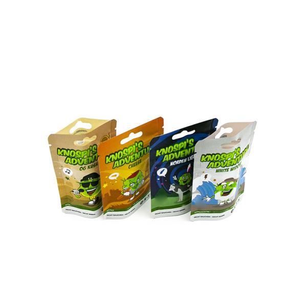 Quality Aluminum Foil Doypack Colorful Printing Custom Resealable Stand Up Smell Proof Zipper Mylar Packaging Pouch Bag wholesale