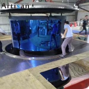 China ASTM Standard  Blue Mirror Stainless Steel Plate PVD Panel on sale