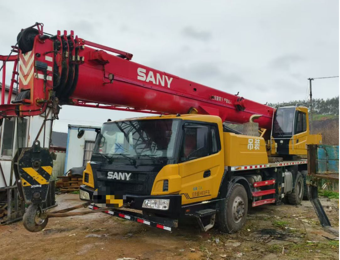 Cheap 2019 SANY STC250T 25T Full Hydraulic Used Truck Crane for sale