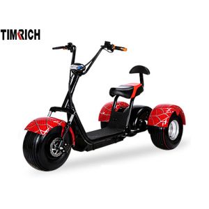 Comfortable Back Cushion Three Wheeled Motorcycle Scooter Wide Tire Design TM-TX