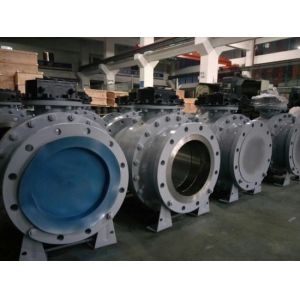 Carbon Steel Side Entry Soft Seated Ball Valve , Trunnion Mounted Ball Valves