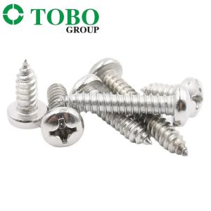 Stainless Steel DIN7981 Phillips Drive Pan Head Sharp Point Self Tapping Screw