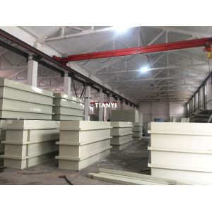Chemical Electroplating PP Tank Polypropylene Welded Plating Tanks