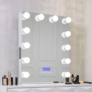 Full mirror multi-function Bluetooth screen makeup mirror LED bulb mirror