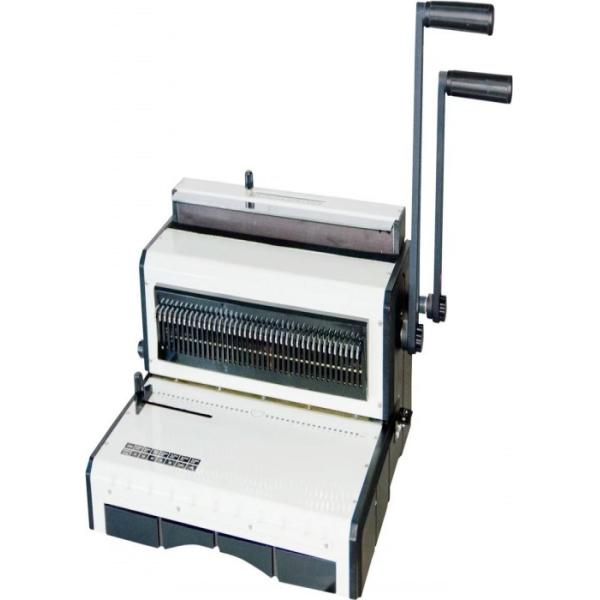 Quality Double Loop Wire And Plastic Comb Plastic Press Punching Binding Machine wholesale
