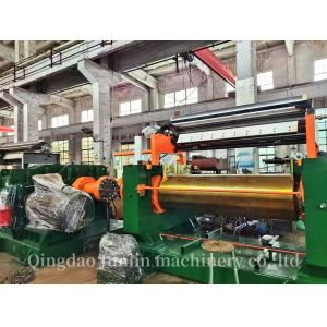 Automatic PLC Control Two Roll Open Rubber Mixing Mill Rubber Processing Machine