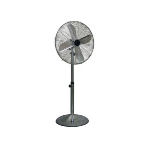 16" Adjustable Oscillating Indoor Floor Standing Fan 3 Blade Nickel Chrome ETL