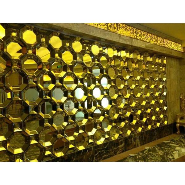 Quality Blue Partition K9 Stained SGCC Clear Glass Crystals Panes wholesale