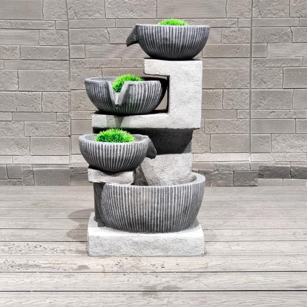 Modern Resin Fountain Electric Water Feature Indoor Decoration Kit