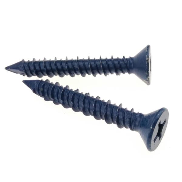 Cross Recess Flat Head High Low Threads Confast Concrete Screws Square Cone