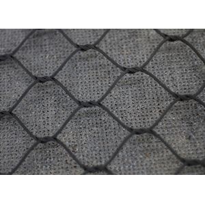 Weatherproof SS316 Knotted Rope Mesh , Black Oxide Wire Cable Netting