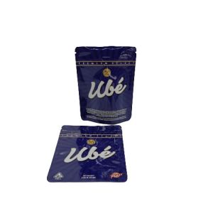 500g Biodegradable Stand Up Pouches Flat Bottom Zipper Lock Mylar Bags