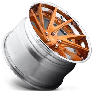 Jaguar F - Type 3PC Forged Aluminum Alloy Rims 20x9 20x10.5 Polished Lip Brush