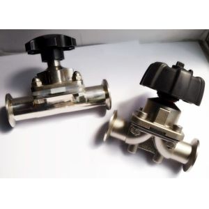 1/4'' Hygienic Diaphragm Valve , SP-4M AISI-316L SS Manual Operated Valve