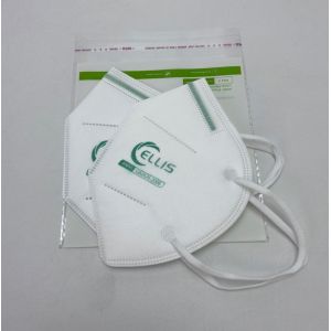 Green Color Breathable With Speacial Design Logo 5-layer Disposable Kn95