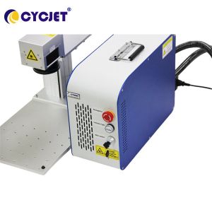 Desktop Coding And Marking Machine LF20 Fiber Laser Printer For Iron Engraving
