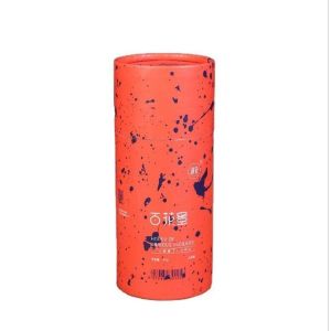 Eco Friendly Romantic Cylinder Paper Packaging Box For Valentine'S Day Custom