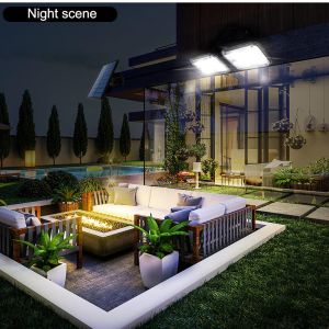 2.5W 122PCS LED Solar Powered Lights Motion Sensor Solar Lamp