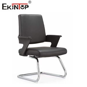 Synthetic Leather Office Chair With Swivel Casters And Height Adjustment