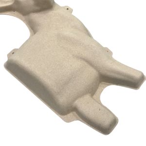 natural brown Eco Friendly Paper Packaging , OEM Recycled Pulp Packaging